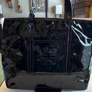 Givenchy Black Patent Leather Tote